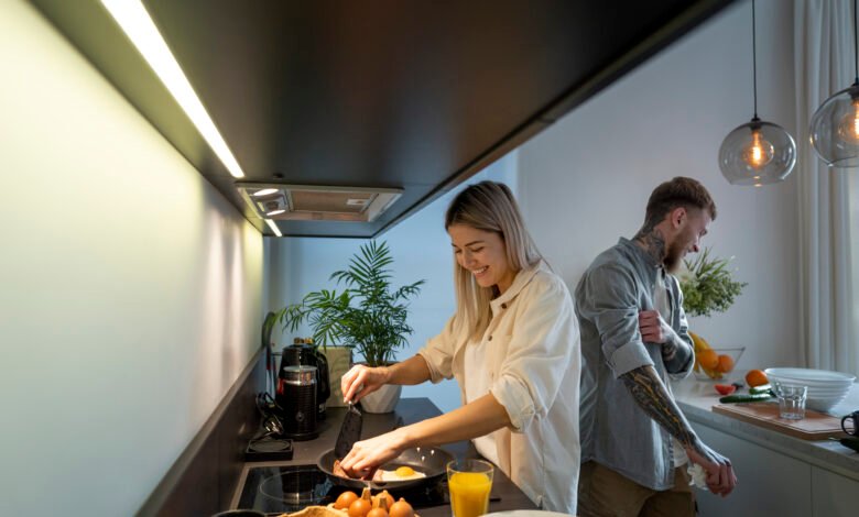 commercial kitchen lighting
